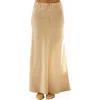 Crescent Bias Lyocell Maxi Skirt In Brown