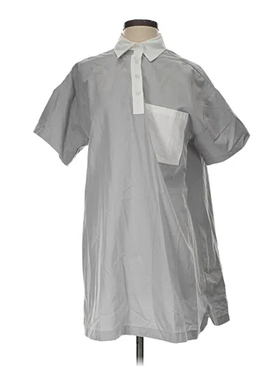 Pre-owned Crescent Casual Dress In Gray