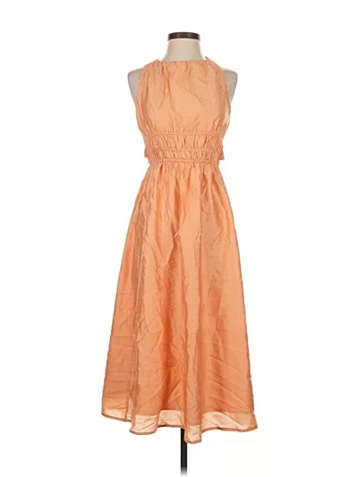 Pre-owned Crescent Casual Dress In Orange