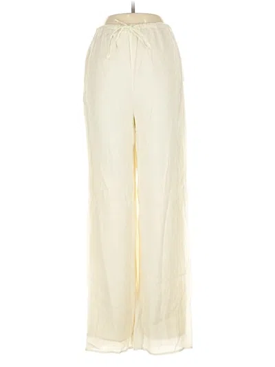 Pre-owned Crescent Casual Pants In White