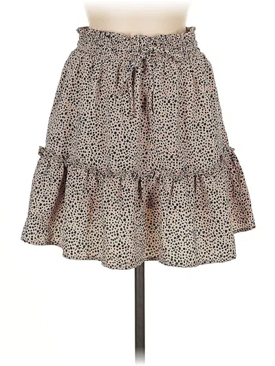 Pre-owned Crescent Casual Skirt In Brown