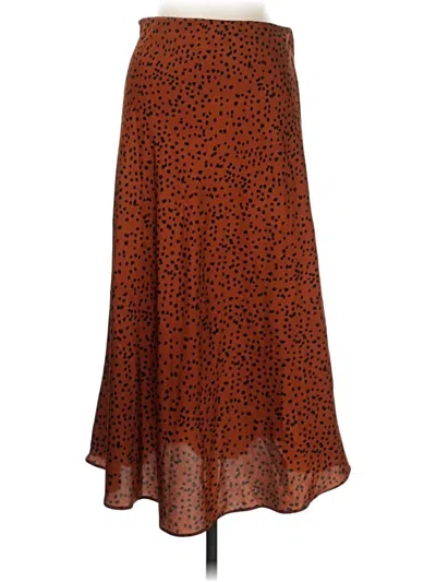 Pre-owned Crescent Casual Skirt In Brown