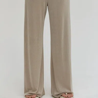 Crescent Charlotte Easy Pants In Gray