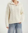 CRESCENT CHUNKY KNIT SWEATER IN CREAM