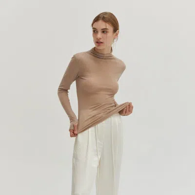 Crescent Claire Knit Top In Neutral
