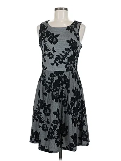 Pre-owned Crescent Cocktail Dress In Gray