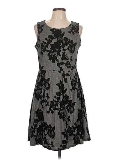 Pre-owned Crescent Cocktail Dress In Gray