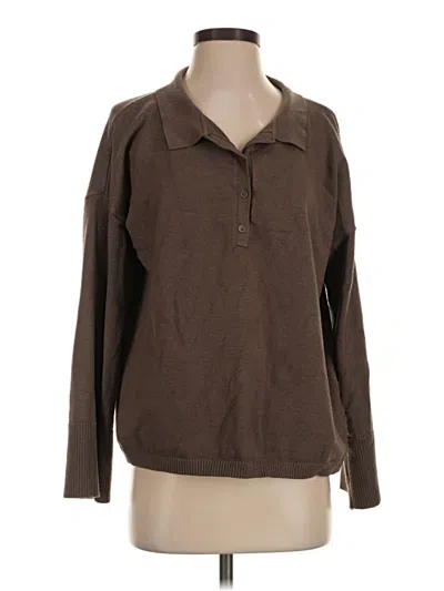 Pre-owned Crescent Pullover Sweater In Brown