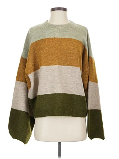 Pre-owned Crescent Pullover Sweater In Green
