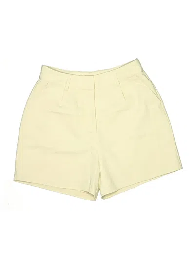 Pre-owned Crescent Shorts In Yellow