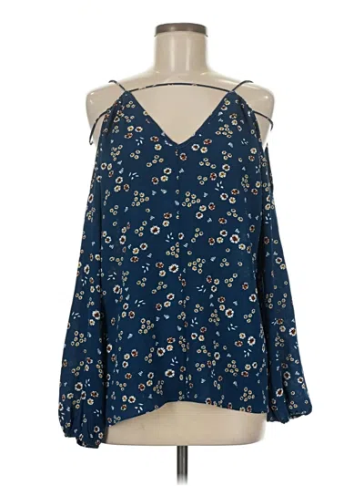 Pre-owned Crescent Sleeveless Blouse In Blue