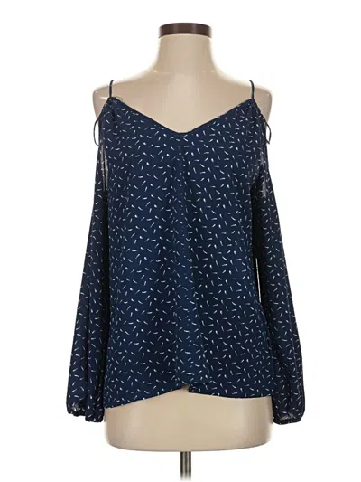 Pre-owned Crescent Sleeveless Blouse In Blue