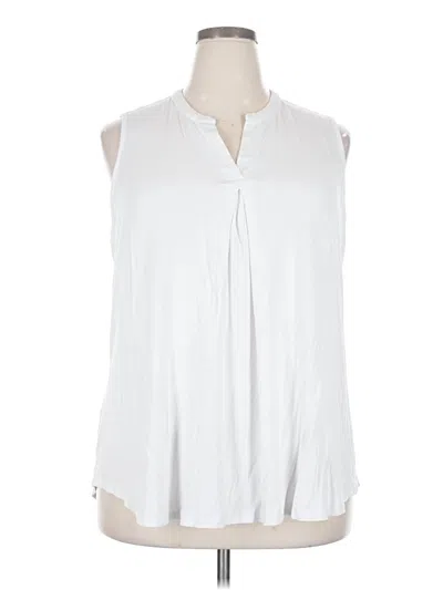 Pre-owned Crescent Sleeveless T-shirt In White