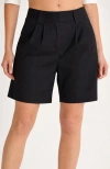 Crescent Tailored Trouser Shorts In Multi