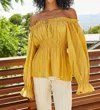 Crescent The Serena Top In Marigold