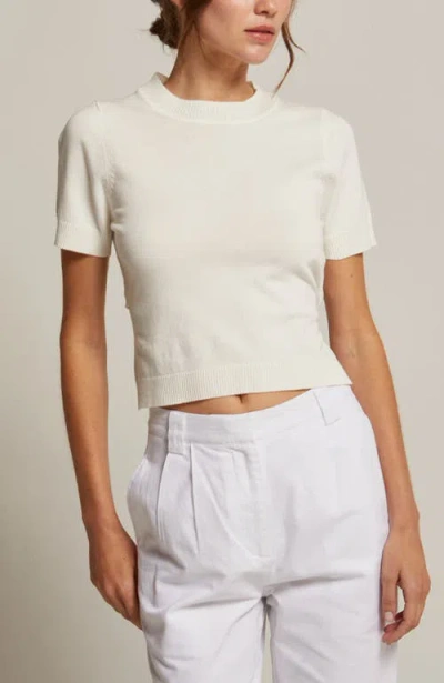Crescent Tie Back Knit Top