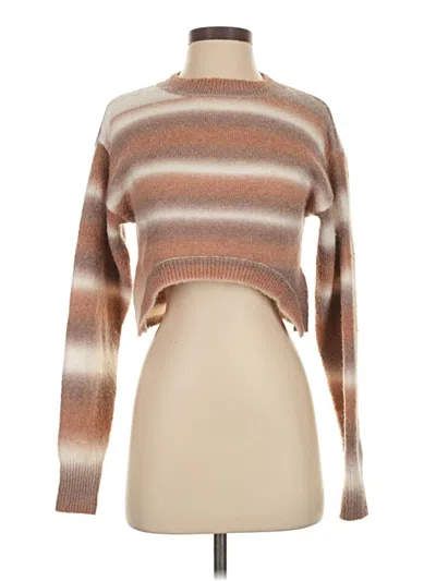 Pre-owned Crescent Turtleneck Sweater In Brown