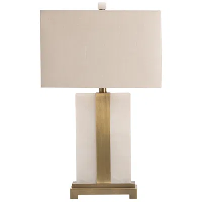 Crestview Collection 28.25"h Steart Table Lamp W/oatmeal Linen Shade