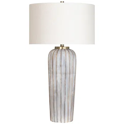 Crestview Collection 32.75"h Ceramic Table Lamp With Linen Shade