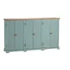 Crestview Collection 63 In. Blue Solid Wood 6 Door Sideboard_buffet Table