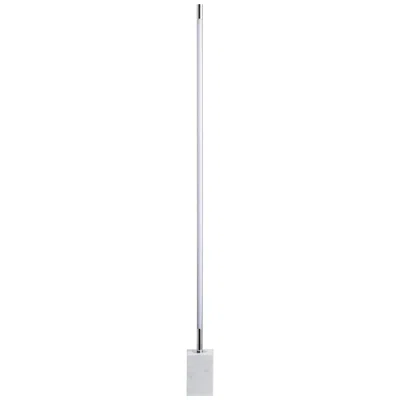 Crestview Collection 65.5" Led Floor Lamp With Marble Base In White