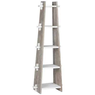 Crestview Collection 67 In. White Solid Wood 4 Shelf Etagere