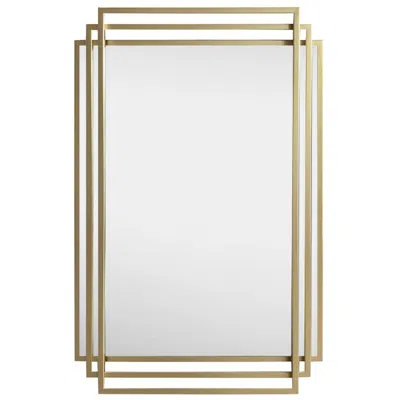 Crestview Collection Adaline 36 1/2 High Deco Gold Wall Mirror