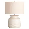Crestview Collection Alexis Cream-washed Ceramic Table Lamp