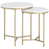 Crestview Collection Athens Nested End Tables In Multi