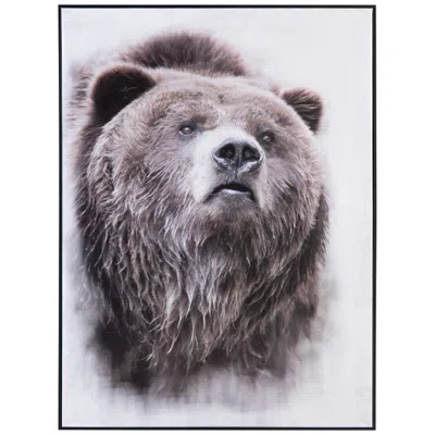 Crestview Collection Bear's Den Framed Canvas Wall Décor