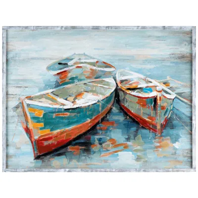 Crestview Collection Beaufort 48" Wide Rectangular Framed Print Wall Art