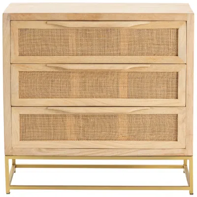 Crestview Collection Bengal Manor Natural Cane Chest