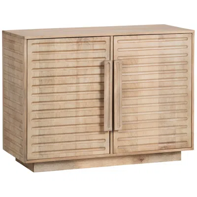 Crestview Collection Brown Solid Wood 2 Door Accent Cabinet