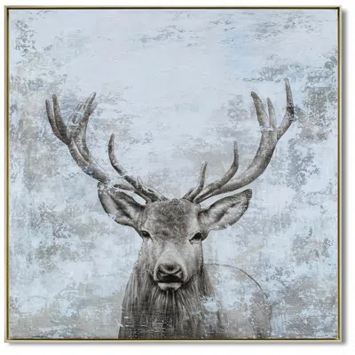 Crestview Collection "buck" Framed Canvas