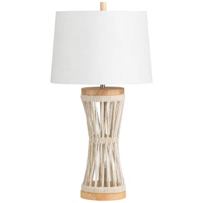 Crestview Collection Bulb Type A Coastal Cream Jackson Table Lamp