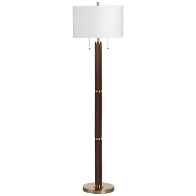 Crestview Collection Bulb Type A Dark Brown Arlo Floor Lamp