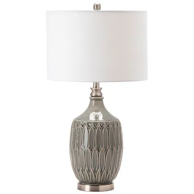 Crestview Collection Carlisle 29 1/2" Gray Ceramic Vase Table Lamp