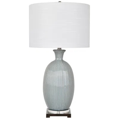 Crestview Collection Carrefour 30 1/2" Gray Ceramic Table Lamp