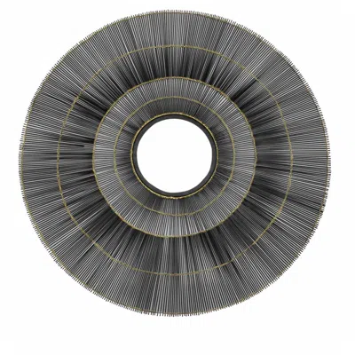 Crestview Collection Clark Gun-metal 44" Round Wall Mirror
