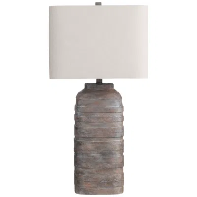 Crestview Collection Colton Horizontal Stripe Resin Table Lamp