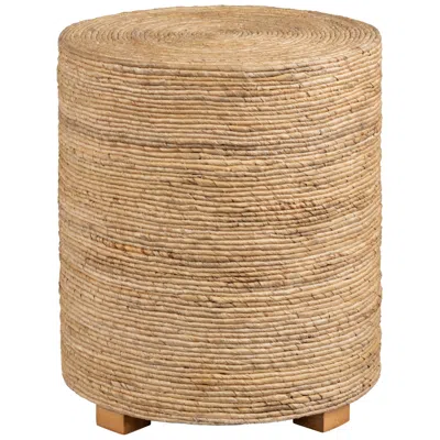 Crestview Collection Costa Rica 20" Wide Natural Tan Banana Palm End Table