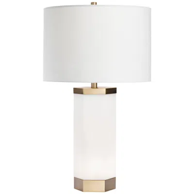 Crestview Collection Crestview Morrison 30" High White And Brass Modern Table Lamp