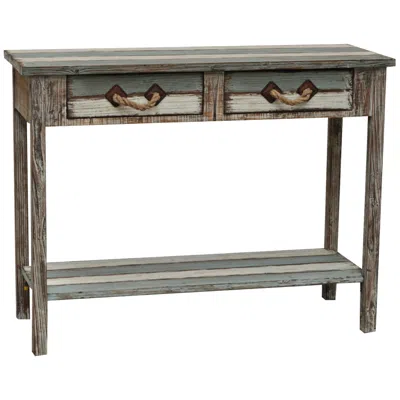 Crestview Collection Crestview Nantucket Weathered Wood Console