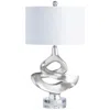 Crestview Collection Curren Silverleaf Sculptural Table Lamp