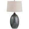 Crestview Collection Everett 32" Green Black Diamond Ceramic Lamp