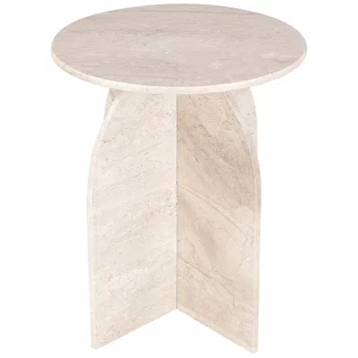 Crestview Collection Florence Dyna Marble Side Table