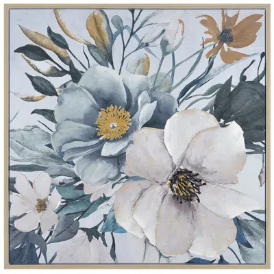 Crestview Collection Flower Power Framed Canvas Painting
