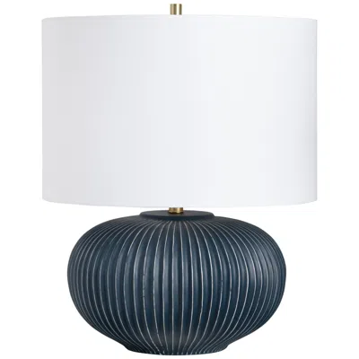 Crestview Collection Hamptons Weathered Indigo Table Lamp