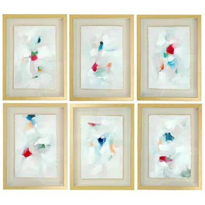 Crestview Collection Harrington Shadow Box Wall Art Set Of 6