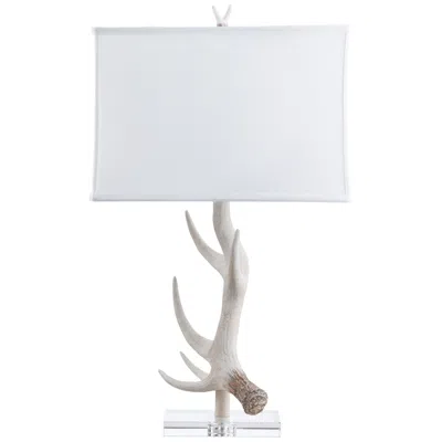 Crestview Collection Hart Stag Horn Resin And Crystal Table Lamp